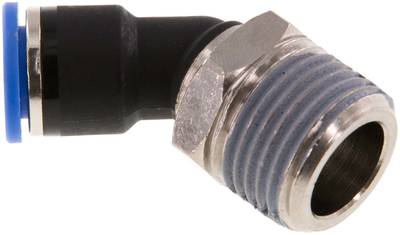 Raccord enfichable 45° fileté R — série IQSW