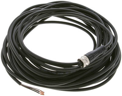 Câble avec raccord M12, 10 m, droit, 4 extrémités de câbles lâches (broche 1 à 4)