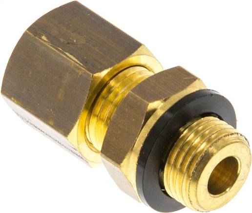 Raccord fileté à compression droit G 1/8 a 1/4"-6 (M10x1) mm