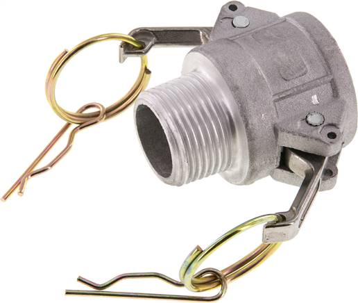 raccord camlock (B) R 1" (fil. mâle), Aluminium