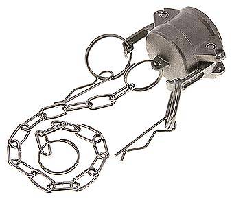 bouchon de fermeture camlock (DC) 1", Acier inoxydable (1.4408)