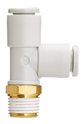 Raccord instantané en T mâle en bout conique R SMC série KQ2Y