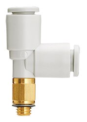 Raccord instantané en T mâle en bout métrique SMC série KQ2Y