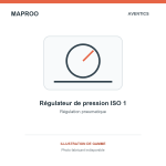 Illustration de gamme Aventics — régulateur de pression ISO 1