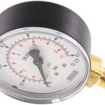 manomètre vertical (CrNi/Ms),1 mm, 0 à 0,6 bar, G 1/4"