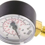 manomètre vertical (CrNi/Ms),1 mm, 0 à 100 bar, G 1/4"