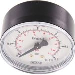 manomètre horizontal (KU/Ms),1 mm, 0 à 0,6 bar, G 1/4"
