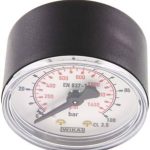 manomètre horizontal (KU/Ms),1 mm, 0 à 100 bar, G 1/4"