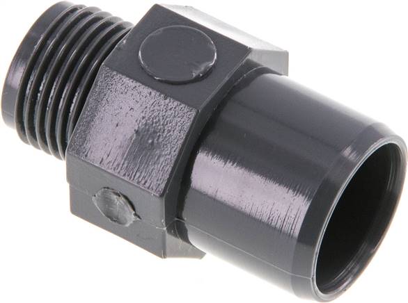 Embout fileté à coller, PVC-U, 16x20 mm (ixa)-G 3/8 a 1/2" f