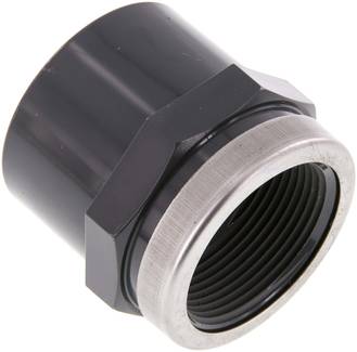Manchon fileté à coller, PVC-U, 40 a 50 mmxRp 1-1/2 a 4" fil