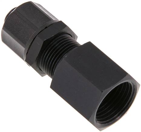 Raccord fileté passe-cloison G 1/4 a 3/8"-10x8mm,Aluminium