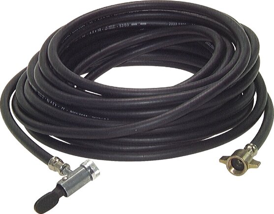 flexible pour gonfleur de pneus, 10 m, raccord à levier, M16x1,5 (fil. femelle)