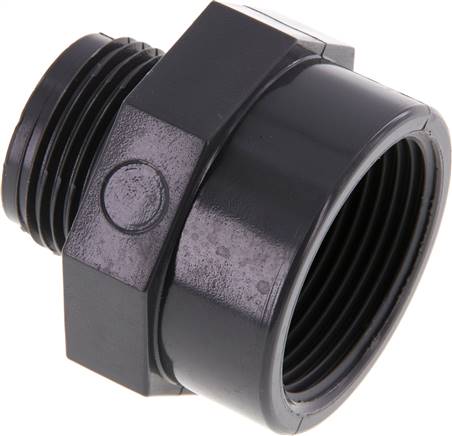 embout de réduction G 1"(fil. mâle)-Rp 1-1/4"(fil. femelle), PVC-U