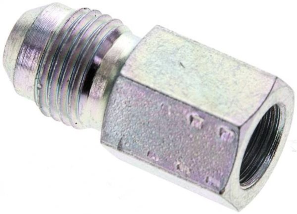 Embout de réduction UNF 1/2"-20(JIC-fil. mâle)-G 1/8 a 1/4"(