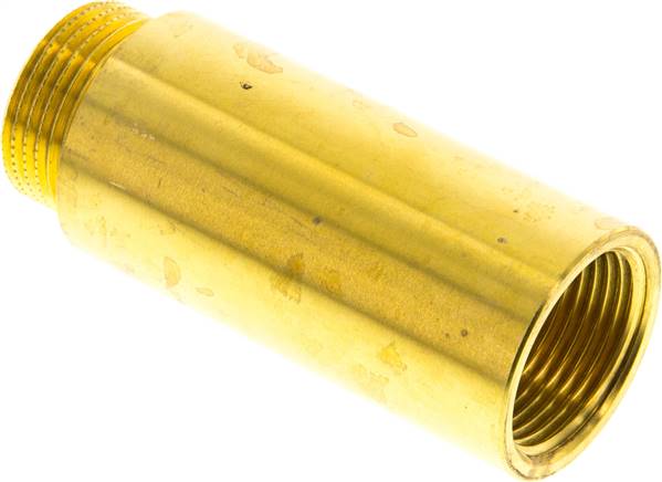 Rallonge filetée G 1/2 a 3/4"-65 mm, laiton