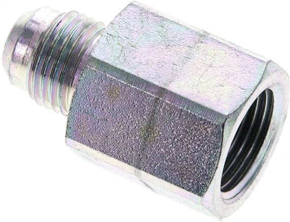 Embout de réduction UNF 9/16"-18(JIC-fil. mâle)-G 1/4 a 3/8"