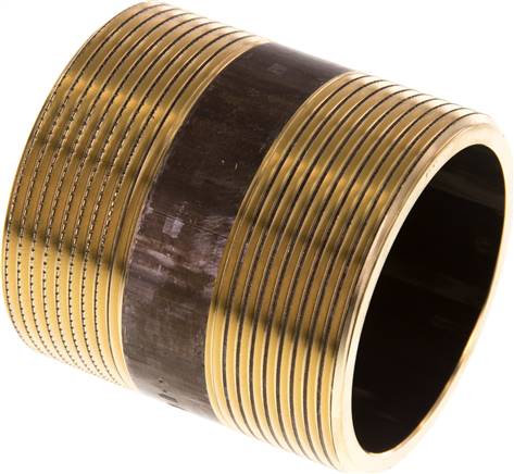 Embout double de tuyau G 1-1/2 a 2"-60mm, laiton