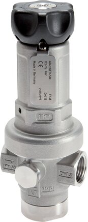 Régulateur de pression inox 1.4408, 0,5 à 50 bar