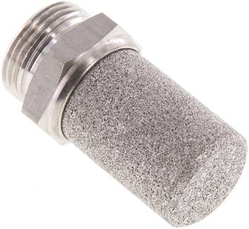 Silencieux G 3/4 a 1", acier inoxydable