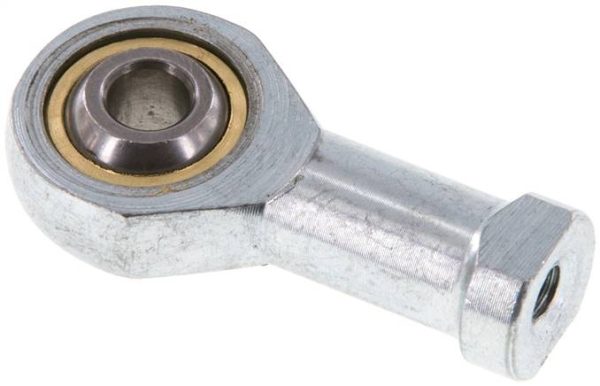 Embout à rotule, M 6, Acier galvanisé