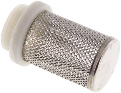 crépine d'aspiration pour clapet anti-retour G 1", 1.4301 / nylon