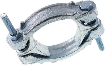 collier de serrage pour tuyau, Fonte malléable galvanisée, 89 à 101 mm