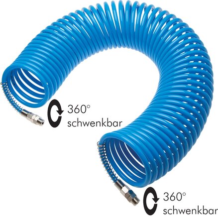 Tuyau spiralé polyamide