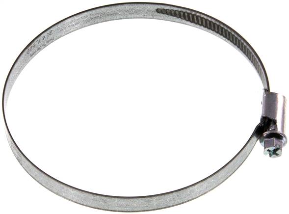 collier à tuyaux 9mm 80 à 100 mm, Acier galvanisé (W1) (NORMA)