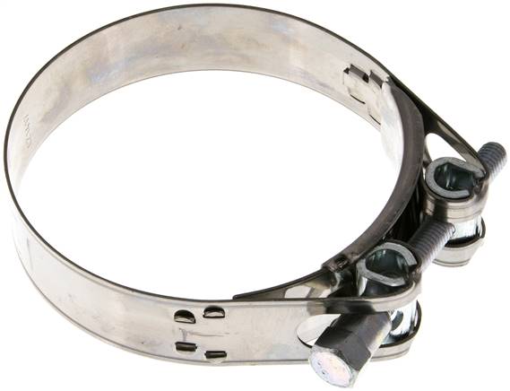 25 mm collier de serrage à boulon, 97 à 104 mm, 1.4016 (W2)