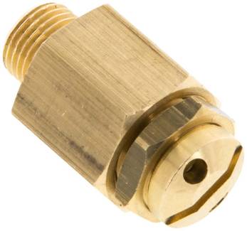 Mini- soupape de sécurité G 1/8 a 1/4", 6 à 12 bar, laiton