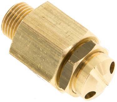 Mini- soupape de sécurité G 1/8 a 1/4", 0,5 à 1 bar, laiton