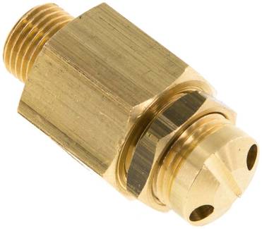Mini- soupape de sécurité G 1/8 a 1/4", 30 à 60 bar, laiton