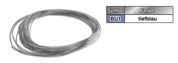 Tuyau polyuréthane bleu foncé et bleu moyen SMC série TU