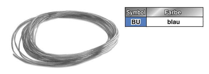 Tuyau polyuréthane bleu SMC série TU