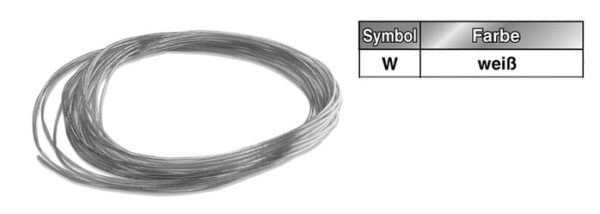 TU0425W-100 SMC Polyurethan-Schlauch, weiß