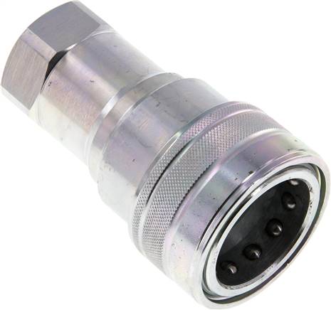 raccord hydraulique ISO 7241-1B, Manchon, G 1" (fil. femelle), acier