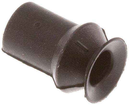 ventouse, 1,5 foies, série P, Ø 11x4,5 mm, CR (50A), noir