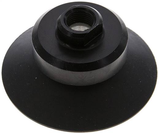 Ventouse plate, nervure de maintien, série P, Ø 42 a 53x2 a
