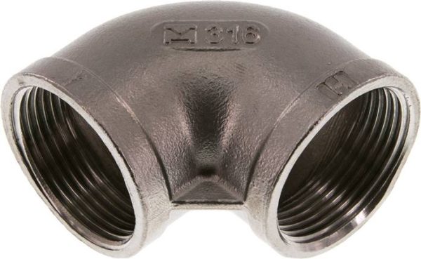 Angle 90° Rp 1-1/2 a 4 a 4"-Rp 1-1/2", 1.4408