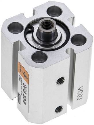 Vérin compact ISO 21287 double effet — série SFS 20 à 32 mm
