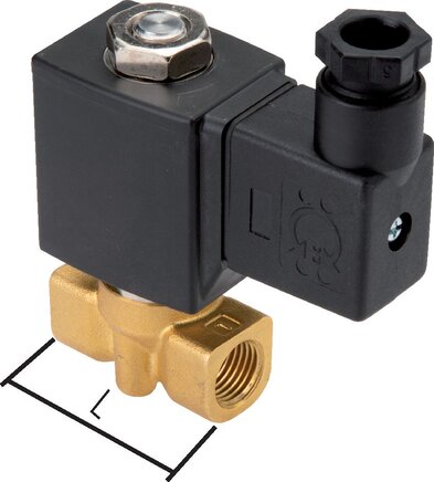 Électrovanne EMC ELP 2/2 NF laiton — photo de famille