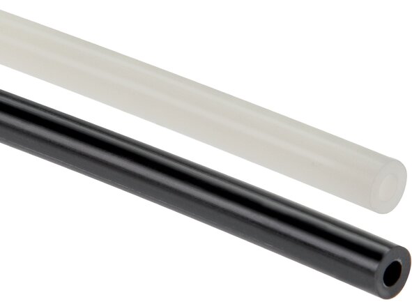 Illustration de famille : tubes polyamide PA HD naturel et noir