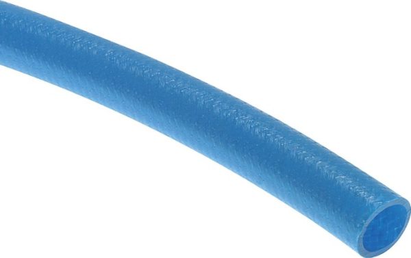 Illustration de famille : flexible pneumatique PC bleu en PVC tresse